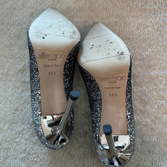 Jimmy Choo Glitter Heels - Picture 3 of 3